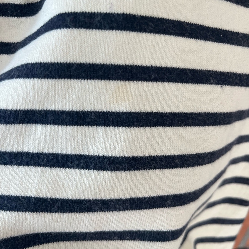 Petit Bateau Navy and White Striped Top - Picture 4 of 4